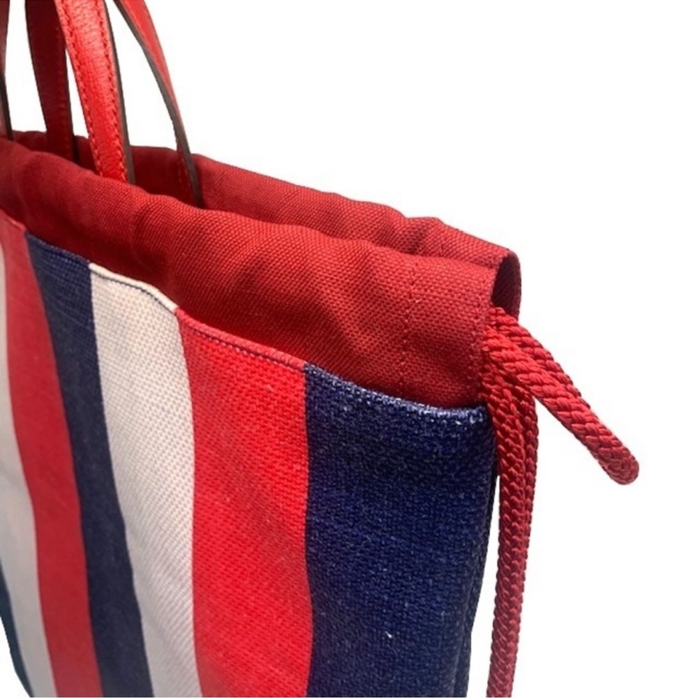 Authentic Gucci Drawstring Multicolour Canvas Bac… - image 5